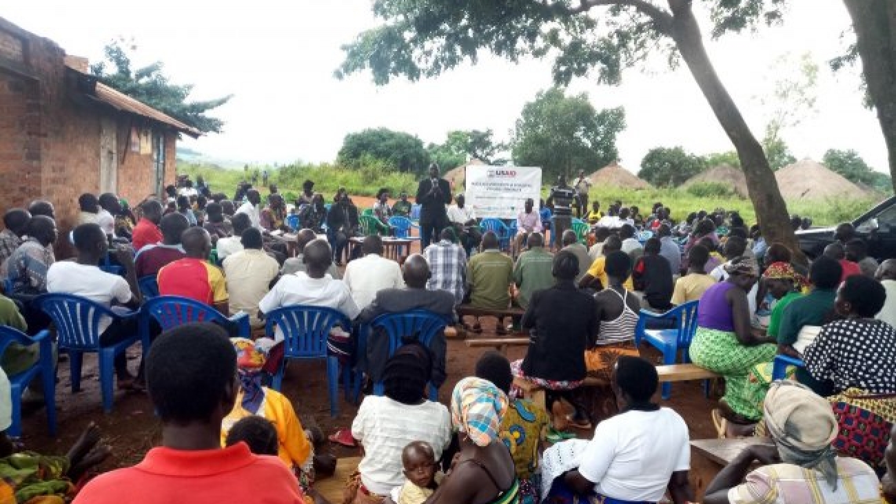 ABCG FW-WASH community meeting in Uganda by JGI Uganda