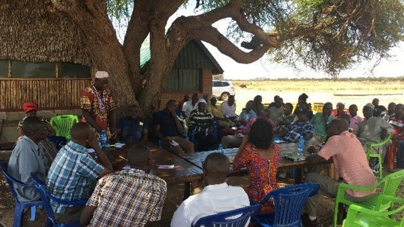 Community engagement in Tsavo by AWF