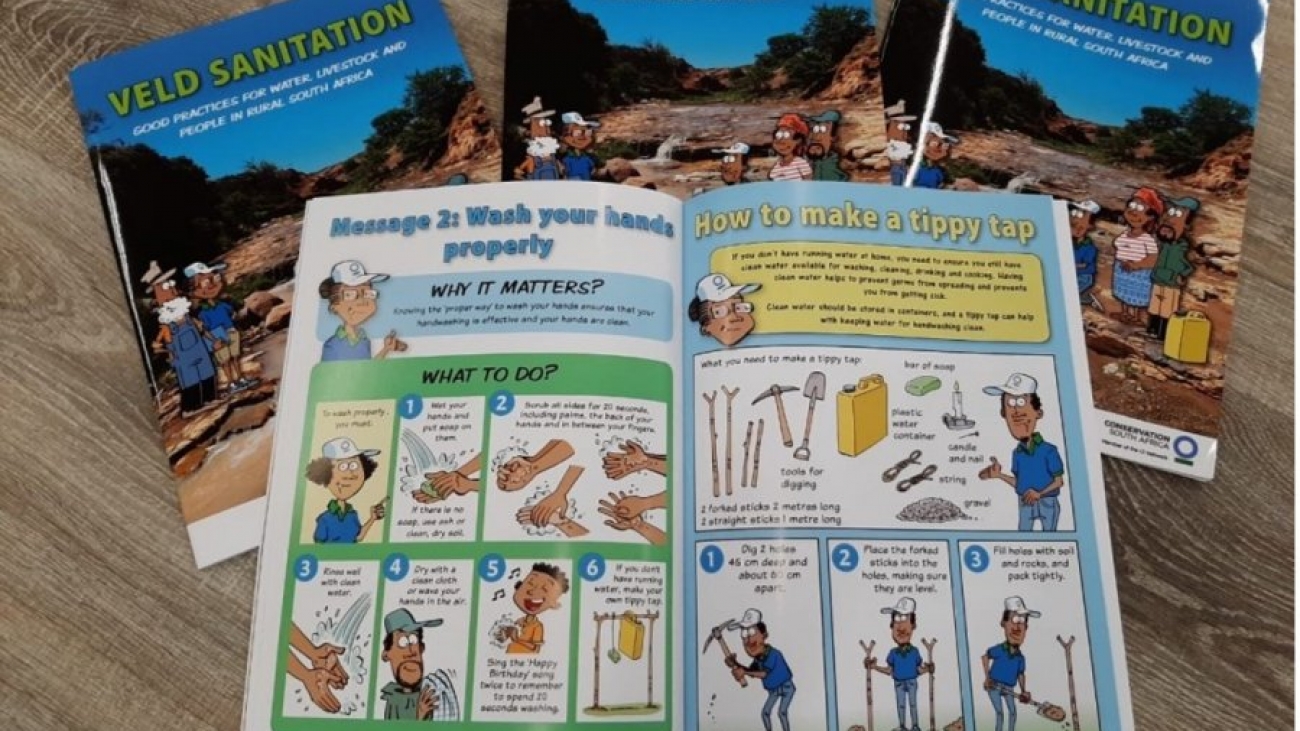Veld Sanitation guide developed by Conservation South Africa to link conservation and WASH behaviors